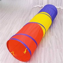 장애물터널 운동회 단합대회 어린이집 장애물 달리기, 1.8m레인보우메쉬(오션볼10개 + 수납가방)