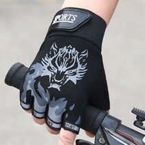 라이더장갑 오토바이 바이클 싸이클 자전거, 반장갑-블루