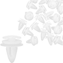 HOMEKE 30 Pcs Door Trim Panel Retainer Clips White Car Plastic Fasteners Kit One Size (HMA007)