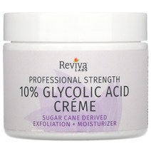 Reviva Labs 10% 글리콜산 크림 방지 55g 2.0oz, 1개, 55g(2.0oz)