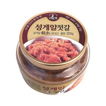 [삼다몰] 제주 하루미 성게알젓갈 200g, 상세 설명 참조