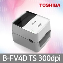 TOSHIBA 도시바 B-FV4D TS 300dpi 감열 바코드 라벨 프린터, 1개, B-FV4D FS 시리얼/