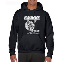 패러글라이딩장비 재미 있은 Paramotor 강화한 패러 글라이더 Hoodies 선물 새로운 봄 높은 탄력있는면 상, 01 Black_04 XL