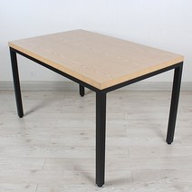 식당테이블 600x1200 4인 업소용 식탁 사각 카페 탁자 국내제작 프레임철재다리 30각용접다리 lpm상판, 02.오크
