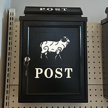 우편물수취함 인테리어 우체통 다세대 우편함 수납장, 양