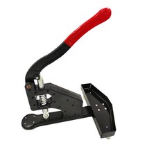 하도메기계 아일렛펀칭기 돗도기 링리스 펀칭기 현수막, 일치하는 수동 버클 기계 1개(메시지 크기)