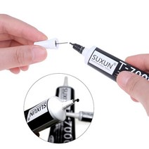 고무본드 -7000 블랙 바디 고무 슈퍼 실런트 휴대 전화 터치 스크린 에폭시 수지 1 7000 슈퍼 블랙 15 액체 접착제, 없음