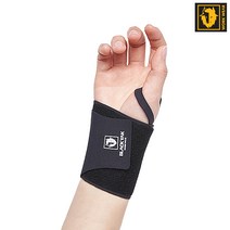 블랙야크 S-손목보호대 벨크로 아대 스판 보호대, 단품