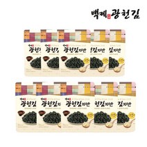 브랜드없음 백제광천김 김자반 40g x 10봉, 03. 백제광천김 파래전장김20g x 10봉, 선택완료