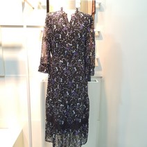 올리비아로렌 / 플라워 패턴 원피스 VOCOAXF7241 / 애플아울렛 ( 블랙 )