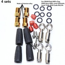 Avid sram xx juicy5 juicy7 레벨 가이드 용 자전거 유압 호스 피팅 인서트 Red HRD eTap S900 Aero level Ultimate, option 21