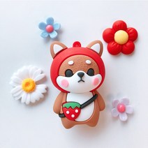 [단품] 안녕가게 피규어 강아지 공룡 3D 입체 파츠