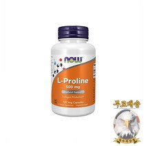 미국산 나우푸드 엘 프롤린 L Proline 500mg 120베지캡슐 아미노산 NOW Foods Amino Acid 선물증정