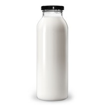 MIR 유리병 우유병 750ml 카페 더치 밀크 음료 보관 보틀, 철캡 골드