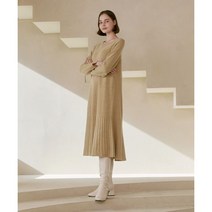 [세컨스킨] 홀가먼트 울100 플레어 롱 드레스 ACWFD4200