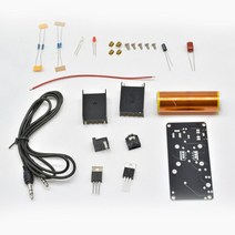 플라즈마 스피커 키트 미니 음악 코일 아크 발생기 공명 무선 전송 스테레오, 02 diy kits