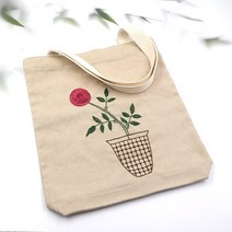 당일출고/ 자수놓기 좋은 워싱 에코백 - 내츄럴/ 프랑스자수 십자수DIY 에코백만들기