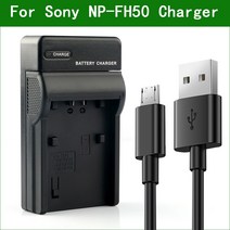 LANFULANG NP-FH50 NP FH50 USB 카메라 소니 호환 DSC-HX1 HX100 HX200 DSLR-A230 A290 A330 A380 A390 HDR-TG3 TG, 한개옵션0