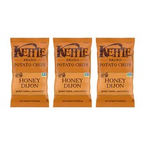 KETTLE 3개 감자 포테이토 칩 허니 디종 케틀칩 과자 142 g, 141g