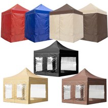 [Su♭] 캐노피 천막 3X6 풀세트 포장마차 야외 실내 행사 포차꾸미기 몽골텐트 바람막이 용천막 용그늘막 접이식 이동식 설치 _Πj_ea, Яn_DZ천막3X6 블랙