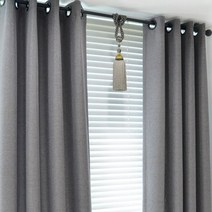 파라다이스홈 프렌치 모던 암막 커튼 다크그레이
