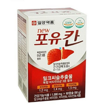 일양약품 간건강기능식품 밀크씨슬 포유칸 180캡슐, 60정, 15개
