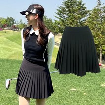 캐치버디 pg 미디 잔플리스 기능성 골프스커트 여성골프복 골프웨어 여자 치마바지