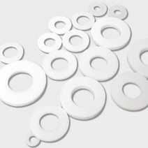 테프론 와셔 와샤 평와셔 풀림방지 테프론 각링, 10 x 22 x 1.5T