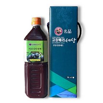 내고향푸드 국내산 아로니아 순수 원액 1L 아로니아 엑기스, 1병, 선물포장안함