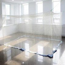모기장 왕특대형모기장 촘촘원단 국방색 국산 사각모기장, 단품
