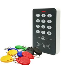 대문번호키 양문형 현관문 자동문 전자 125Khz Rfid 액세스 제어 시스템 카드 도어 잠금 컨트롤러 키패드, A1-B Mix Keyfobs
