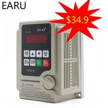 주파수변환기2.2KW 110V 220V VFD 단상 입력 3 상 출력 주파수 변환기 인버터 펌프 CNC 스핀들 모터 속도, 01 110V_03 1.5KW
