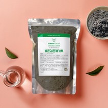 소화푸드 볶은 검은깨 가루 300g 국산 흑임자 선식 검정깨 분말