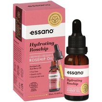 뉴질랜드 에싸노 Essano Rosehip Oil 하이드레이팅 로즈힙 바디 & 페이스 오일 20ml, 3팩