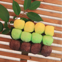 삼색경단 3색 잔치떡 500g 24개입 (냉동) 종이박스 포장형 1개