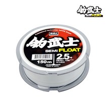 조무사 세미플로트 화이트 150M/200M 낚시줄 바다민물 나일론 원줄 낚싯줄, 3호, 조무사 세미플로트 화이트 200M