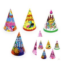 TWKL 파티용 종이 꼬깔모자 6P