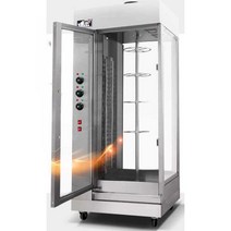 전기구이통닭기계 바비큐 회전식 훈제구이 바베큐 회전식, 18형 전열 보존 모델