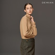 [데미안] [DEMIAN] 22Winter 기모 하이넥 티블라우스 5종