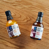 청정원 쉐프의 치킨스톡 비프스톡 340g 액상 육수 다시, 청정원 쉐프의 치킨스톡 340g + 비프스톡 340g
