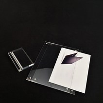 압축아크릴액자 훈장 가훈 스케치북 사업자등록증 액자 전화 프레임 스탠드, 9x12.7cm