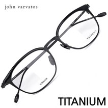 존 바바토스 명품 초경량 티타늄 안경테 V166-BLACK(50) / JOHN VARVATOS