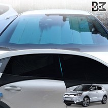 티볼리 차박 캠핑 모기장 햇빛가리개세트, 6종세트 승용1열 2P