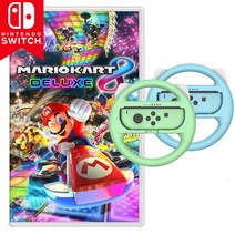 닌텐도 스위치 마리오카트8 고양이 핸들 세트 한글 새제품 칩팩, 마리오카트8+고양이핸들 동물의숲2P