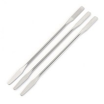 달자샵 위생적 믹싱도구 파운데이션 얇은 발림성 스텐 스파츌라 3P 다용도 메이크업 재료, 3Pcs