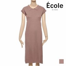 에꼴드파리 ECOLE 플로라 니트 원피스 F06WOB063Z