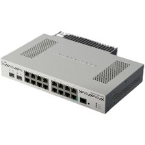 MikroTik CCR2004-16G-2S + PC 18 포트 10 기가비트 스마트 데스크탑 라우터 수동 냉각, 한개옵션0