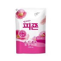 피죤 레귤러 섬유유연제 핑크로즈 리필, 1.2L, 2개