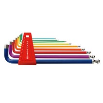 피비스위스툴 무지개 볼렌치세트 212.LH-10 RB CN 롱타입 육각렌치