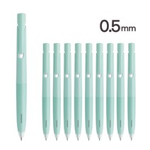 제브라 블렌 볼펜 0.5mm 10p, 민트그린(바디) + 블랙(잉크), 1세트